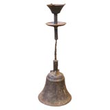Antique iron oil lamp