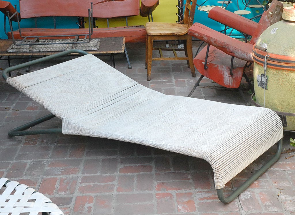 Mid-20th Century Van Keppel Green outdoor chaise  lounge chair