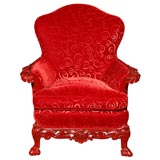 A 1890s American Renaissance Revival Upholstered Bergere