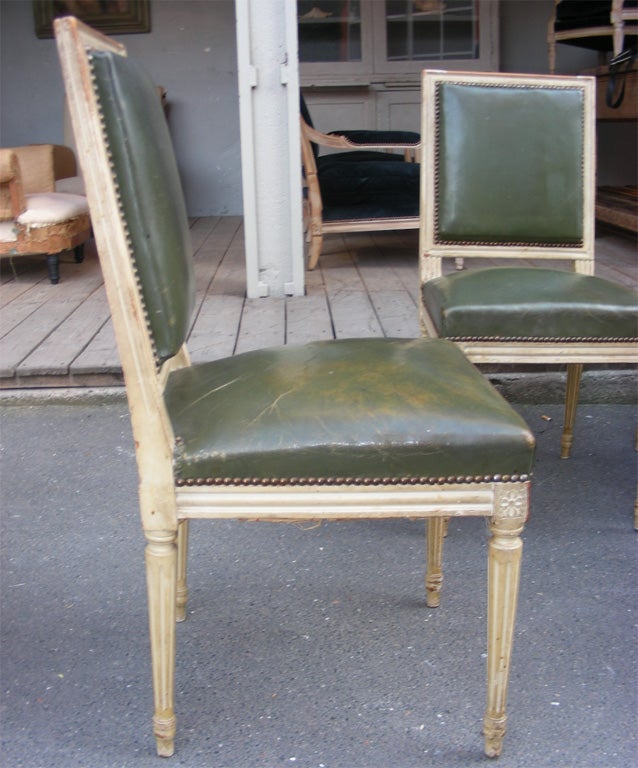 Eight 1940s Louis XVI Style Chairs For Sale 1