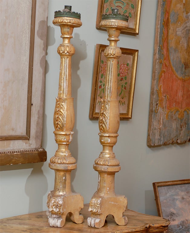 Pair of Italian Altersticks