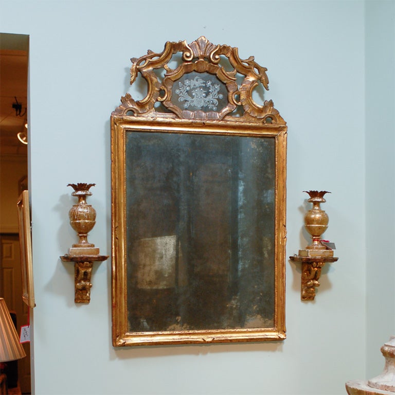 18th Century Italian Rectangular Mirror