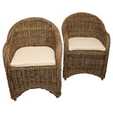 Set of 4 Willow Chairs.