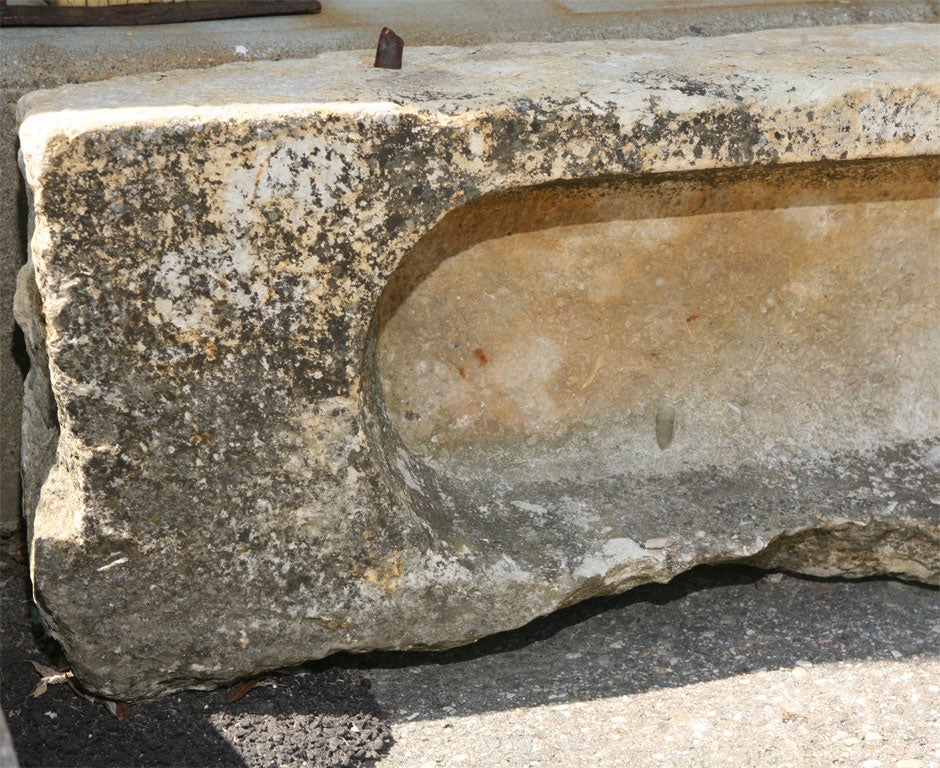19th C. French Stone Trough