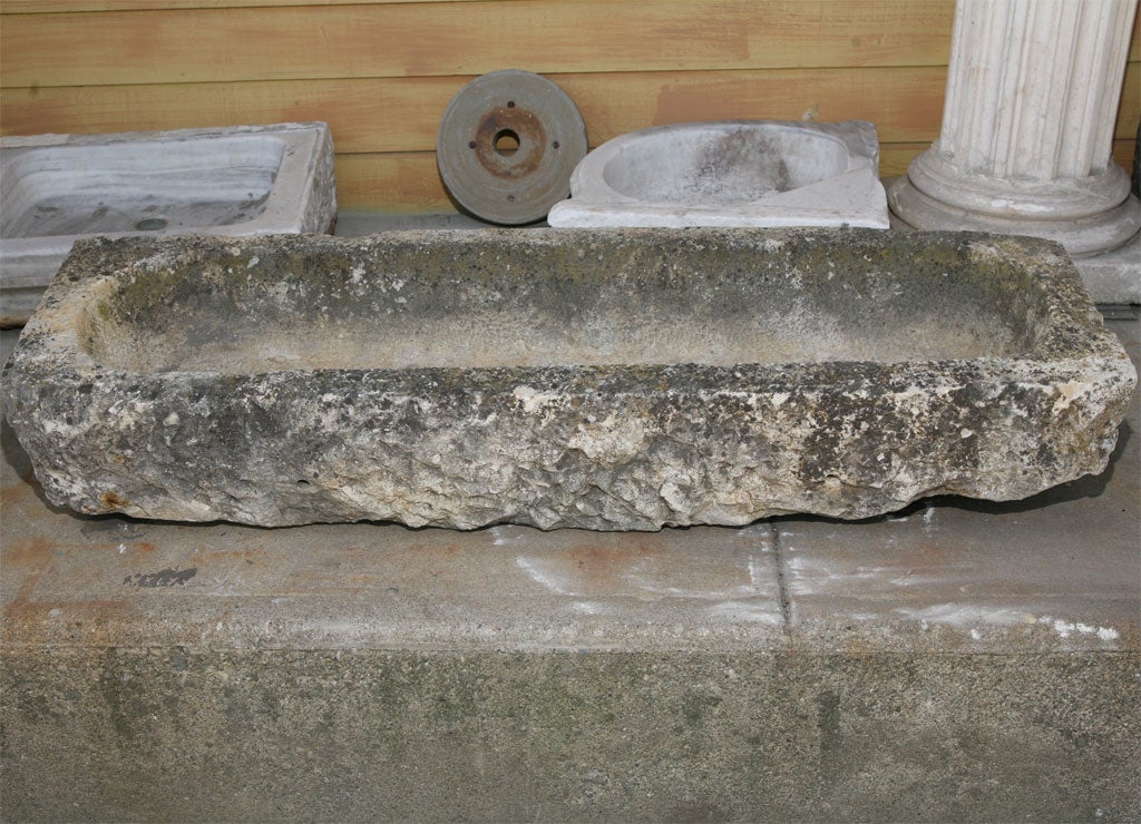 19th C. Stone Trough