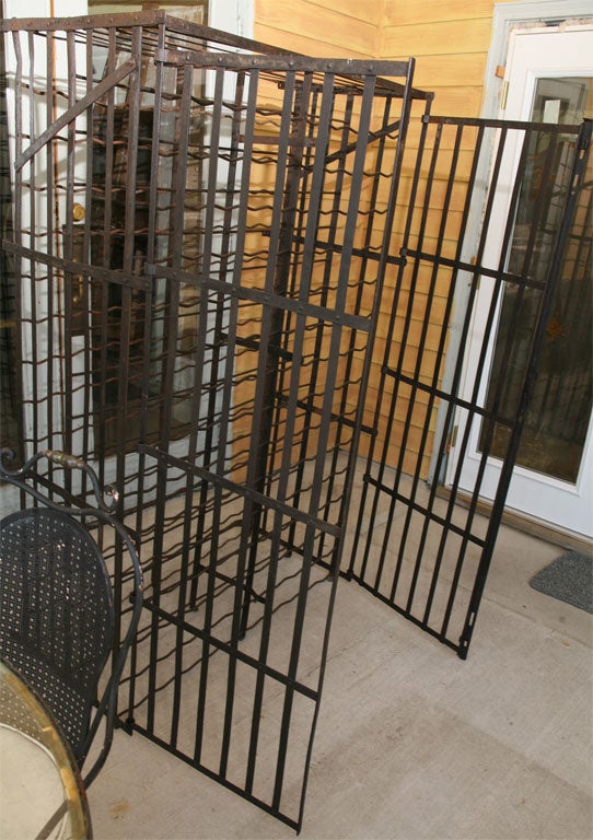 Iron French Wine Cage