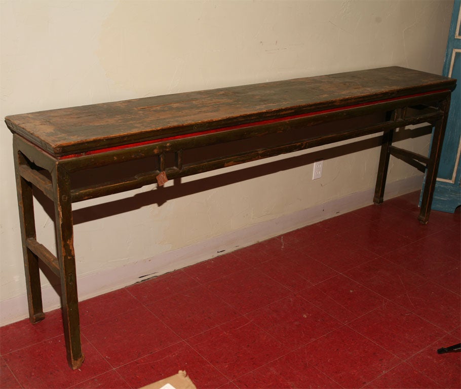 19th C. Chinese Console or Sofa Table
