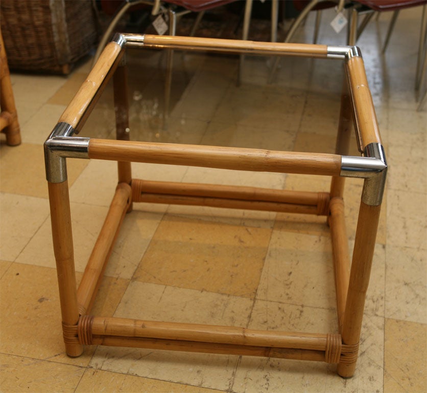 Mid Century Ficks Reed Bamboo Sofa and Table 5