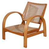Vintage Dutch Cane Easy Chair