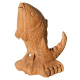 Rare Carved Wood Fish by Arthur Court Designs