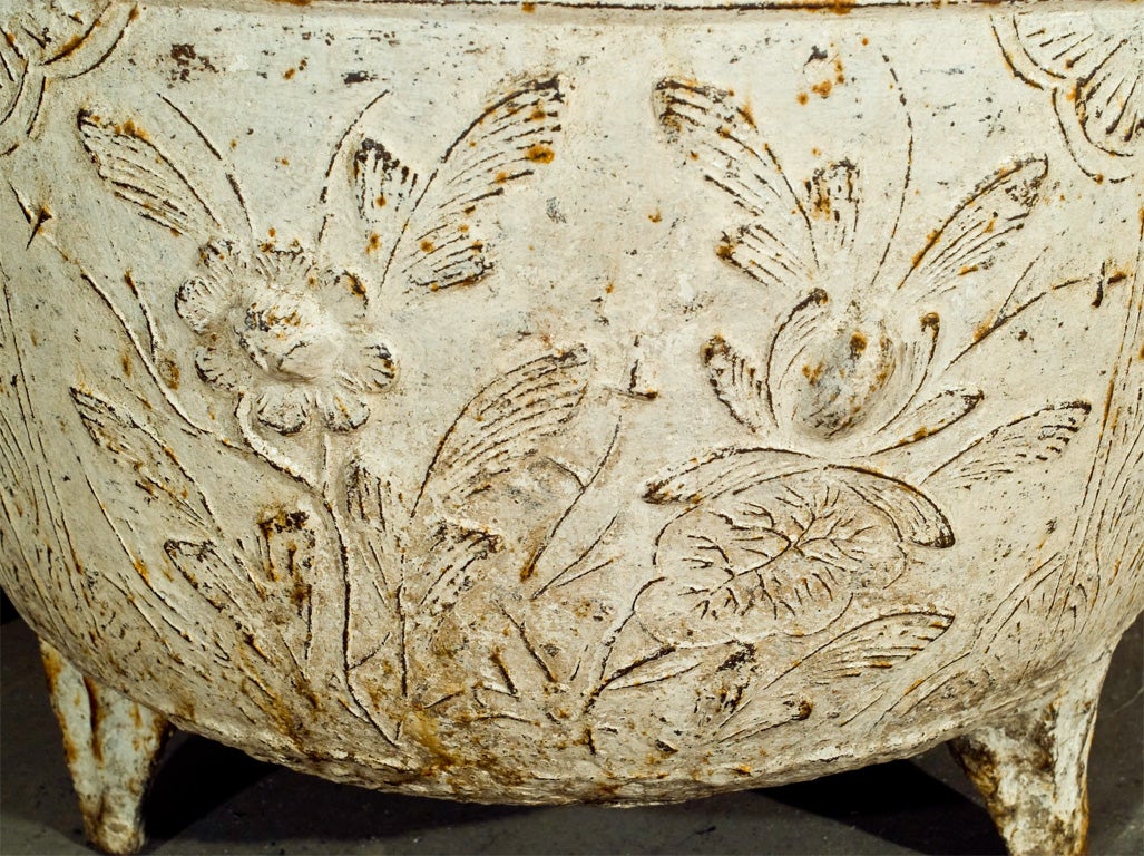 18th Century Chinese Cast Iron Incense pot.