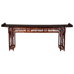 Bamboo console table Bamboo console table