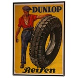 Dunlop Tire Poster  by Auguste  Brauns