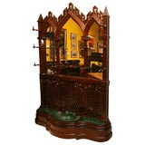 Antique Rare and Unusual New York Gothic Hall Peice