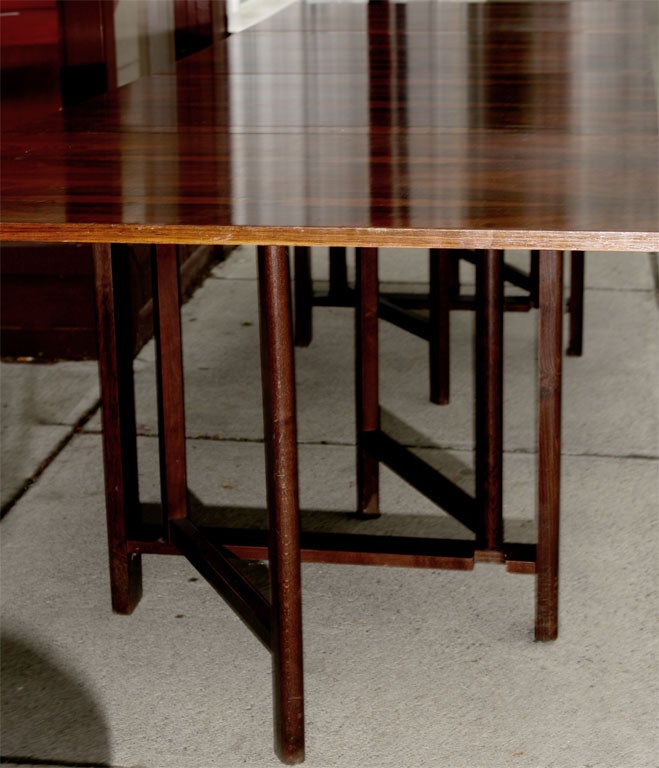 Mid-20th Century Folding Dining Table by Bruno Mathsson