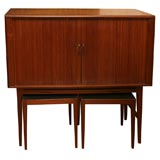 Tambour Door Bar Cabinet