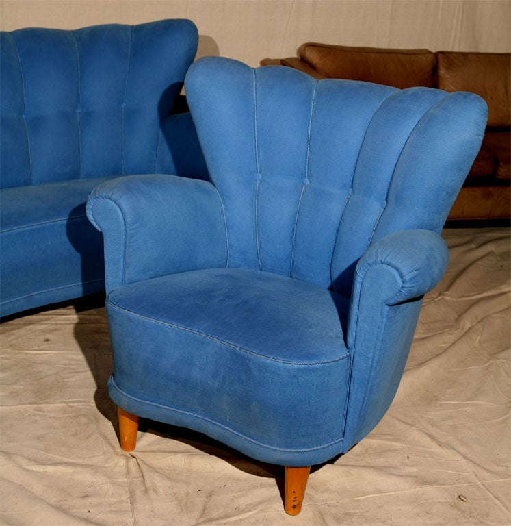 20th Century Swedish Sofa Suite