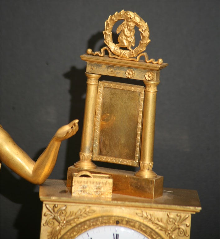 Uhr des französischen Kaiserreichs im Zustand „Gut“ im Angebot in Hudson, NY