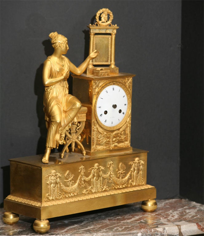 French Empire Clock For Sale 3