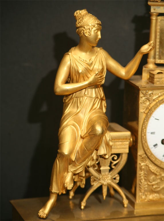 French Empire Clock For Sale 5