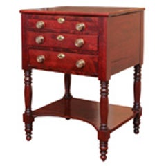 Mahogany Work Stand 8