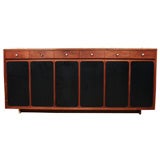 Paul McCobb Credenza with Leather Doors