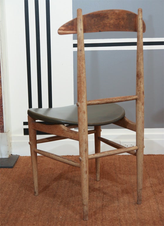 20th Century Set of Six Oak Chairs