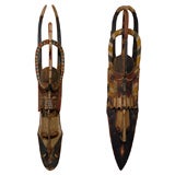 pair of ceremonial African masks