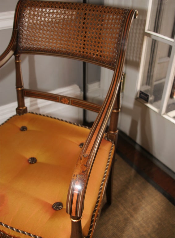 Wood Set of Ten Antique Dining Chairs by Gillows of Lancaster, circa 1801