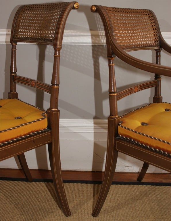 Set of Ten Antique Dining Chairs by Gillows of Lancaster, circa 1801 3