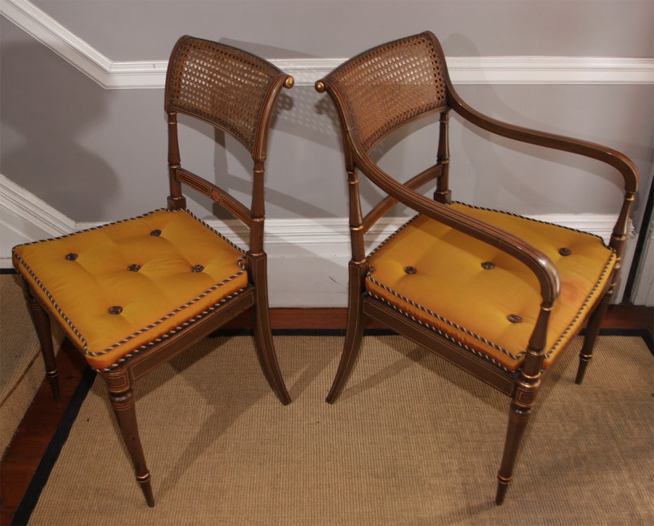 Set of Ten Antique Dining Chairs by Gillows of Lancaster, circa 1801 4