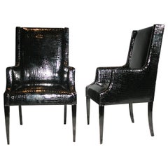 Vintage English Highback Chairs