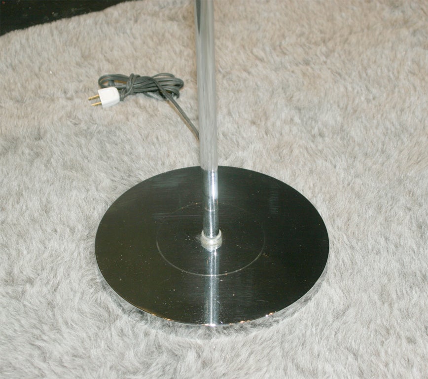 American Tri-Globe Chrome Floor Lamp