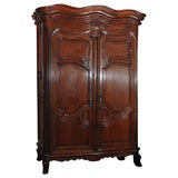 French Louis XV Oak Armoire