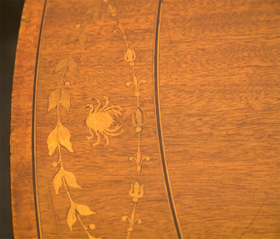 19th Century English Centre Table Inlaid with 12 Signs of the Zodiac 1
