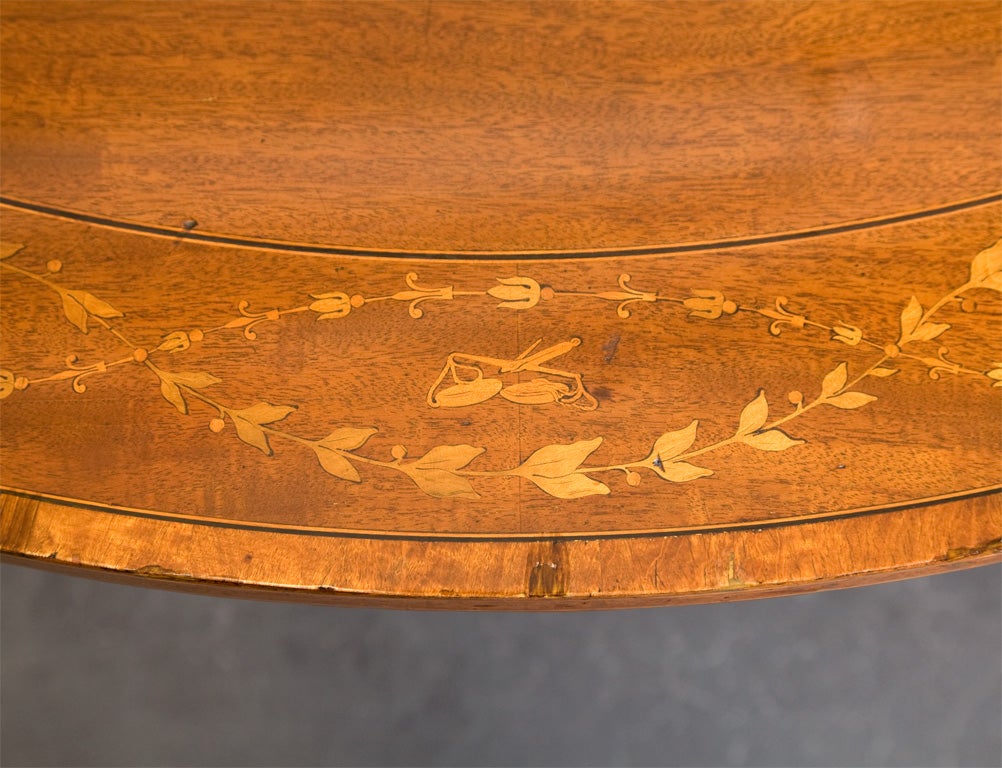 19th Century English Centre Table Inlaid with 12 Signs of the Zodiac 2