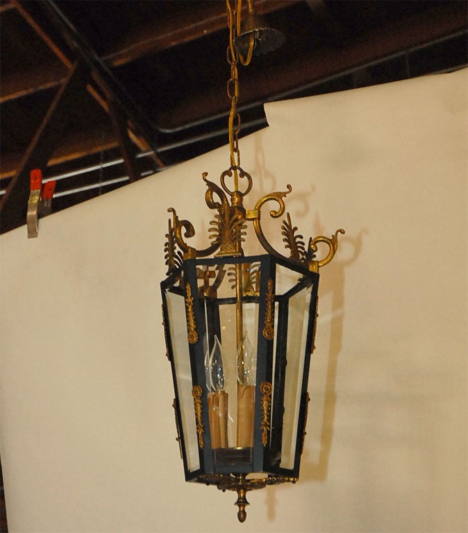 Regency Empire Style Lantern For Sale