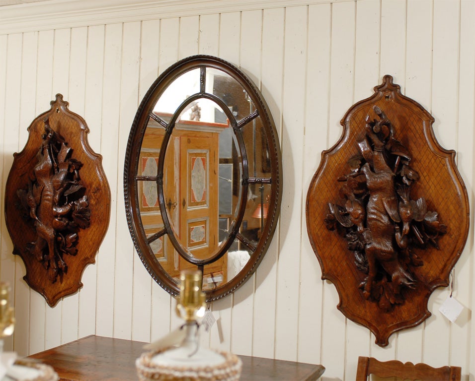 Pair Black Forest Game Plaques