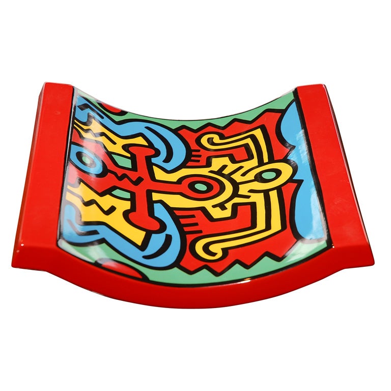 Keith Haring ceramic tray Spirit of Art  No 2  Villeroy Boch
