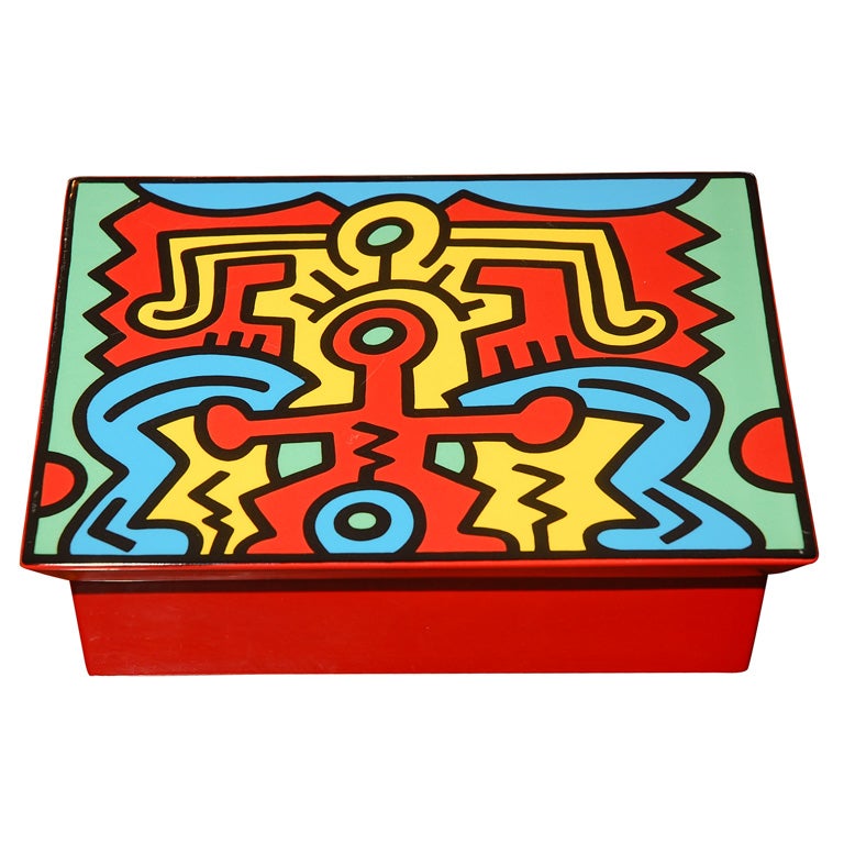 Keith Haring ceramic box Spirit of Art Villeroy & Boch