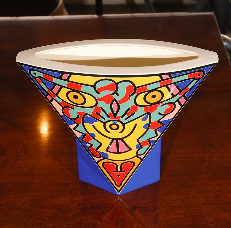 keith haring pottery