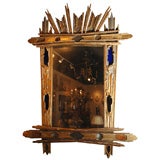 19th Century Italian Gold and Silver Gilt Mirror