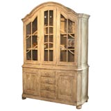 19th c Painted Flemish Vitrine