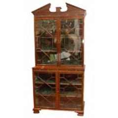 ENGLISH GEORGE III GLAZED BOOKCASE 6