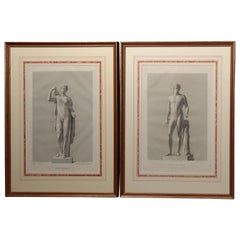 A Companion pair of Continental Engravings of Apollo and Venus