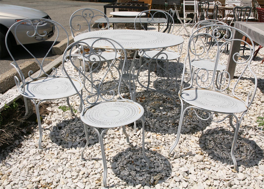 Metal French Garden Bistro Dining Set