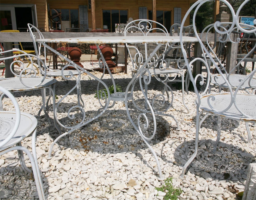 French Garden Bistro Dining Set 6