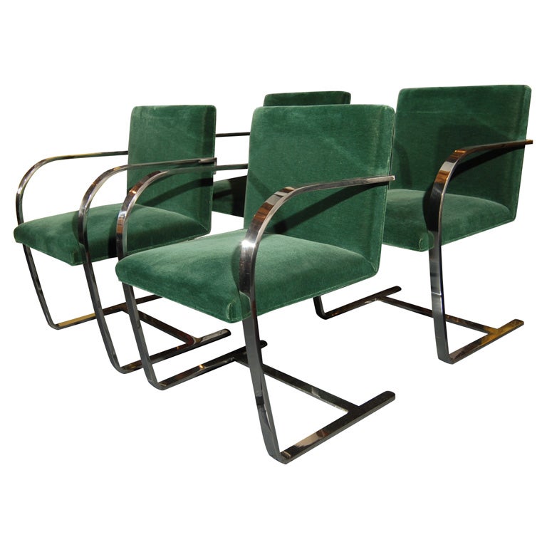 Set of Four Knoll Brno Chairs