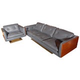 Vintage Warren Platner Sofa & Lounge Chair