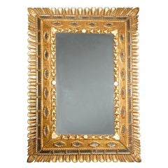 Continental Giltwood Mirror C. 1940's